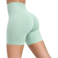 Smilodox Shorts Amaze Pro, Shaped Fit Push Up Booty Radlerhose V-Shape Seamless High Waist Hotpants Scrunch-Effekt Squatproof Gym Yoga Alltag