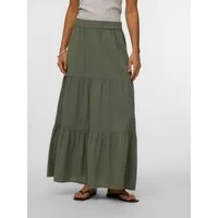Vero Moda Maxirock VMDICTHE HW MAXI SKIRT WVN GA Baumwolle