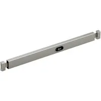 BASI Panzerriegel Panzerriegelschloss für Haus- und Wohnungstüren, (Packung), mit Profilzylinder, Türen 800 - 950 mm, Farbe silber