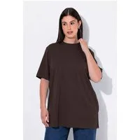 Ulla Popken T-Shirt T-Shirt Stehkragen Halbarm