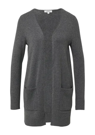 s.Oliver - Strickjacke grau - Gr. - 38