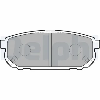 Delphi Bremsbel?ge hinten Kia Sorento 1
