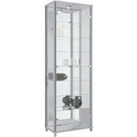 fif möbel Vitrine OPTIMA Standvitrine/Glasvitrine 2x Glastür,perfekt für Sammler,Sammlervitrine