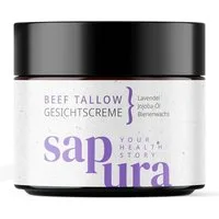SAPURA Health Körpercreme Beef Tallow Cream, Rindertalg Creme mit Lavendel, 60 ml