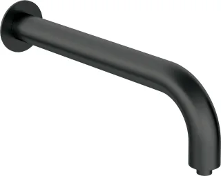 Neuesbad Serie 600 Brausearm Wandmontage 380MM, Oberfläche: schwarz matt NB1NQS_N41K1