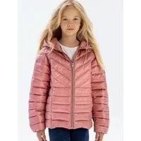 MINOTI Winterjacke Steppjacke mit Kapuze, im Metallic-Look Metallic-Look, trendiger Aufnäher, feste Kapuze