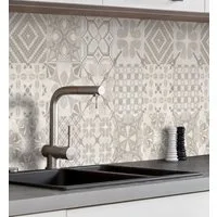 MyMaxxi Küchenrückwand Küchenrückwand selbstklebend Mosaik beige Spritzschutz Folie, (Klebefolie Küchenrückwand aufgerollt B 340 cm x H 60 cm), Beige Mosaik B 340 cm x H 60 cm