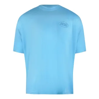 Diesel Montone Logo Blaues T-shirt