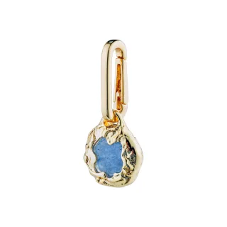 pilgrim - Recycelter Anhänger – Charm gold/blau - Gr. - OS