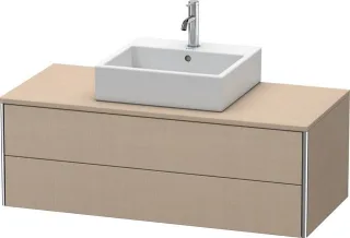 Duravit XSquare Konsolenwaschtischunterbau wandhängend Leinen Matt 1200x548x400 mm - XS491207575 XS491207575