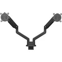 Solid Universal-Doppelmonitorarm DM 4210, Monitorhalterung schwarz, für 33 - 89cm (13" - 35") Monitore