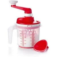 TUPPERWARE Handmixer Tupperware Chef Easy Mixx rot-weiß Sahne Eiweiß Schlagen