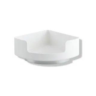 Hewi 802 LifeSystem Eckablage 802.03.22098 Seitenlänge 210mm, mit Wandhalter, signalweiß