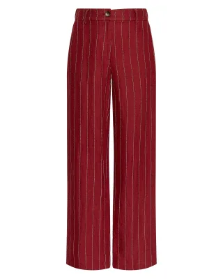 msch copenhagen - MSCHClaritte Pants STP Rhubarb B Sand - Gr. - XS