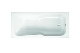 Bette Rechteck-Badewanne Set 3660, 160x75x38 cm weiß 2 Griffbohrungen, 3660-0002GR 3660-0002GR