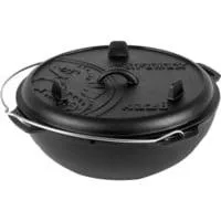 Gusseisener Topf Kazan 8 Liter schwarz, Ø 36cm