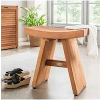 Destiny Badhocker SPA & LIVING, Japan Style gebogen 45x30,5x45 cm, Teak
