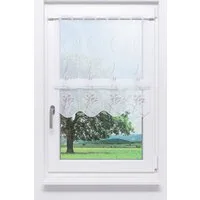 Plauener Spitze® Panneaux Kelchblüten (1 St), transparent, HxB 95x48cm