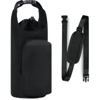 FOUORTUNATE-BEE Umhängetasche Tragbare Wasserflaschentasche mit Handyfach und Schultergurt, Verstellbare Outdoor-Flaschentasche für 32–40oz Flaschen