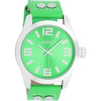 OOZOO Quarzuhr Oozoo Damen Armbanduhr JR Analog Metall, (Analoguhr), Damenuhr rund, groß (ca. 40mm) Metallarmband, Casual-Style
