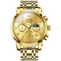 OLEVS Quarzuhr Herren Olevs Chronograph mit Tag-Nacht-Anzeige