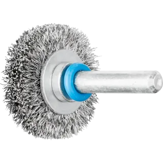 PFERD TOOLS Rundbürste ungezopft RBU Edelstahl-Draht mit Schaft - 43102023