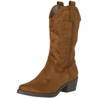 Salinyang Cowboy Boots Damen mit Stickerei & Blockabsatz Western Stiefel Cowboystiefel