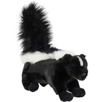 Teddys Rothenburg Kuscheltier Stinktier stehend 28 cm schwarz/weiß Stofftier Plüschskunk