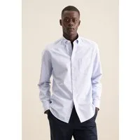 seidensticker Businesshemd Slim 1/1 Button-Down-Kragen Uni