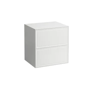 LAUFEN Sideboard The New Classic 457x577x600, o. Aus 2 Schubl Push/Pull verkehrsgrau, H4060060856271 H4060060856271