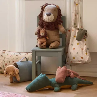 Maileg Safari Friends Krokodil klein - vintage rose