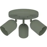 EGLO Deckenspot TILSTON Spotlampe - Stahl - E14 - 3X40W - IP20, ohne Leuchtmittel, Deckenlampe, Deckenstrahler, Strahler, H21 x Ø25 cm