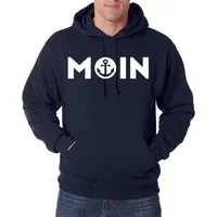 Youth Designz Kapuzenpullover Moin Spruch Herren Hoodie Pullover mit modischem Anker Logo Aufdruck
