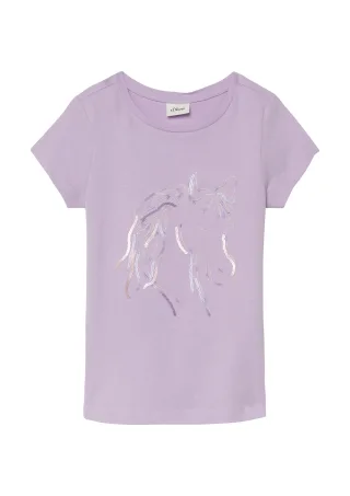 s.Oliver - T-Shirt lila - Gr. - 98