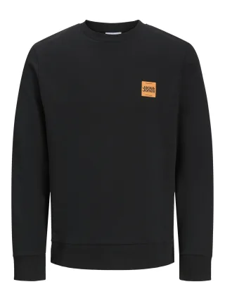 JACK&JONES - JJBRANDY SWEAT CREW NECK LN black - Gr. - M