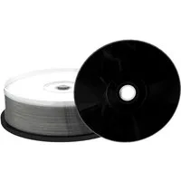 Mediarange CD-Rohling 25 MediaRange Rohlinge black CD-R 52x schwarz Printable