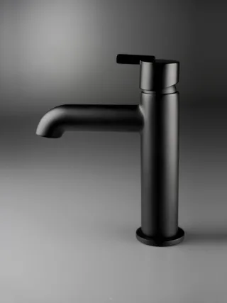 Neuesbad Serie 600 Waschtischarmatur ohne Ablaufgarnitur , Oberfläche: schwarz matt NB1BQS_N20M1