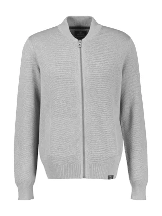 LERROS - JACKE FULLZIP PLATINUM GREY MELANGE - Gr. - L