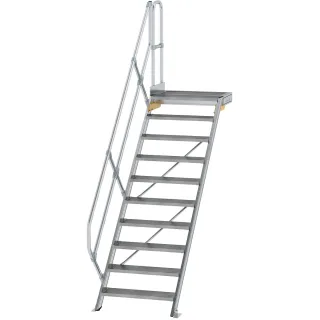 Munk Treppe mit Plattform 45° Stufenbreite 800 mm - 600450