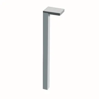 LAUFEN Pro s Füße H4830950950041 Aluminium, Set = 2 Stück