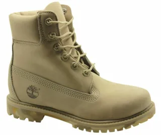Timberland AF Premium Nubuck 6 Zoll Camo Sohle Beige Womens Stiefel A148U Z11B Z25A