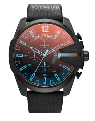 Diesel Mega Chief Schwarz Herren Armbanduhr DZ4323