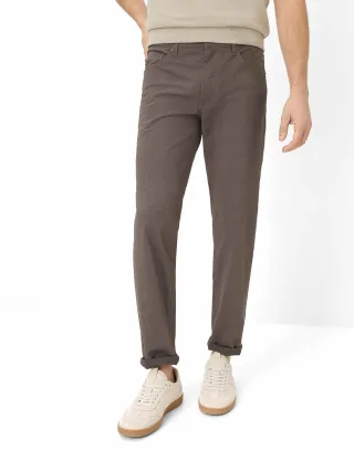Brax Herren Five-Pocket-Hose Style CADIZ CHOCOLATE, dunkelbraun, Gr. 36/34