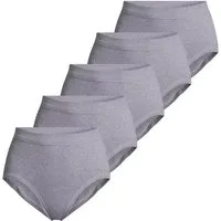 ESGE - Die Wäsche-Macher Taillenslip 5er-Pack Basic - Feinripp (Spar-Set, 5-St) Taillenslip - Baumwolle