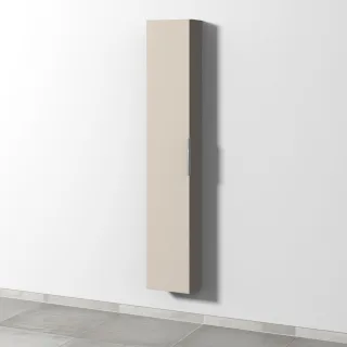 Sanipa 3way Hochschrank mit 1 Tür, Kaschmir-Matt UP1601U