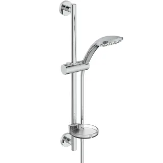 Ideal Standard Brausekombination M3 Idealrain 600mm 3-fach-Handbrause d:100mm 6l, Chrom, BD915AA BD915AA