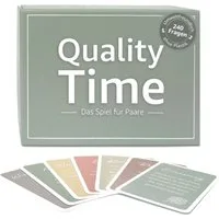 Hyggelig Home Spiel Quality Time - Das Spiel für Paare mit 240 Fragen - mehr Zeit zu Zweit, Kartenspiel, Made in Europe, FSC schützt den Wald weltweit