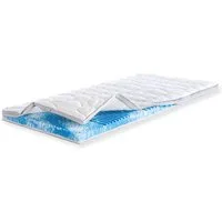 fan, Topper Gel-Feeling, 7 Zonen Topper 90x200 cm, 180x200 cm & weitere Größen, 8 cm hoch, Kaltschaum, Matratze, Boxspringbett, Hausstauballergiker geeignet, ergonomisch