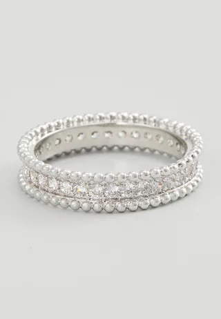US Polo Assn Jewellery Sabrine Rhodium-Ring