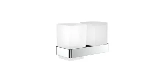 emco loft Glashalter/Seifenspender Glasteile satiniert, chrom, 053100101 053100101
